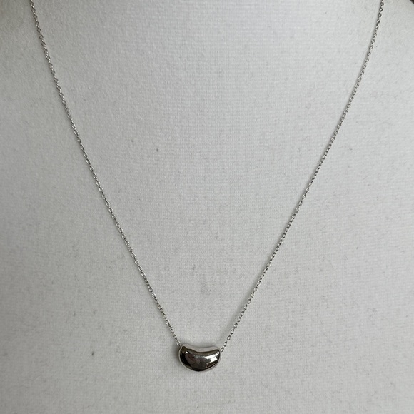 Source Unknown Jewelry - Silver Bean Necklace
